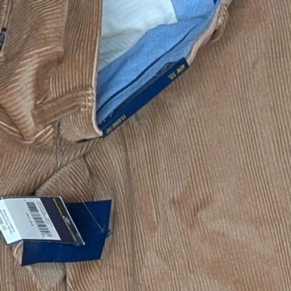 Polo Ralph Lauren Classic Fit Corduroy Pants Mens 40x32 Tan New‎